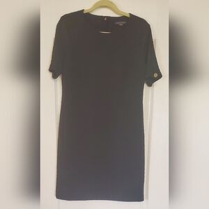 Tommy Hilfiger Black Short-Sleeve Mini Dress
